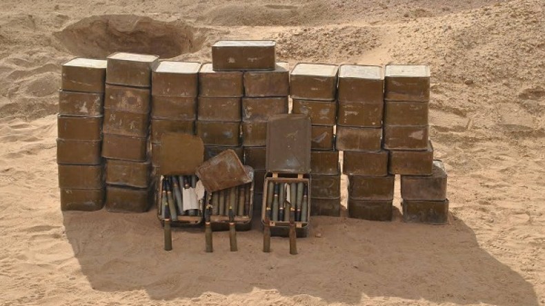 اكتشاف مخبأ ذخيرة بعين قزام