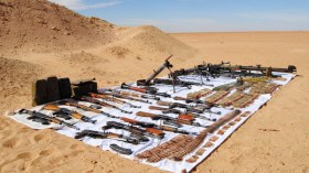 أمن جانت يضبط 5 قطع من السلاح