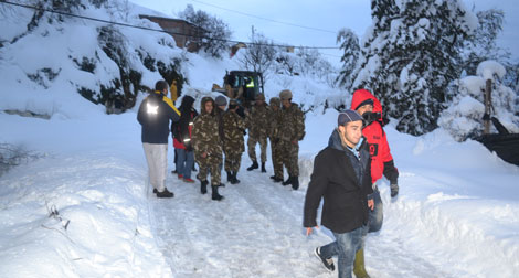 Neige et intempéries : l’ANP porte secours au populations isolées