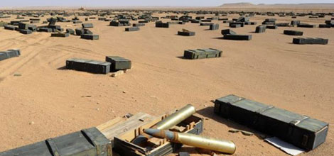 Frontière algéro-libyenne: un arsenal de guerre découvert