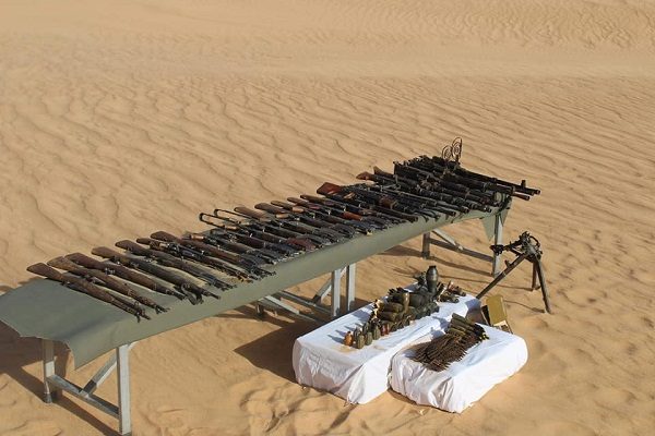 Découverte d’un important arsenal de guerre à Bordj Badji Mokhtar
