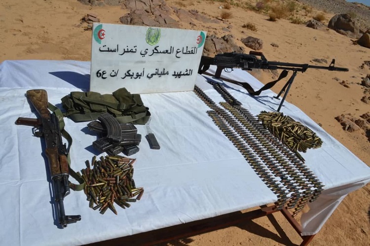 Une cache d’armes et de munitions découvertes à Tamanrasset