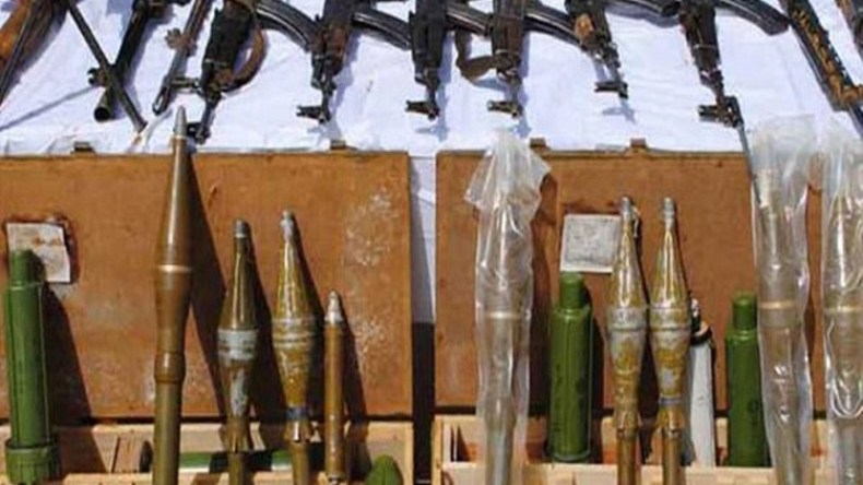 كشف مخبإ للأسلحة والذخيرة بالبويرة