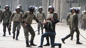 Egyptian military detains 170 protesters after unrest