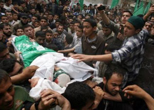 Combats à Gaza: trois soldats israéliens et cinq Palestiniens tués