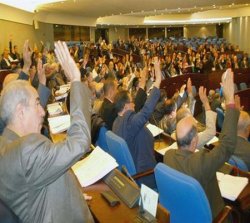 Lower House MPs begin vote on political parties bill