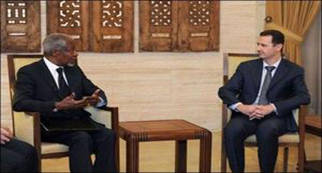 Syrie: Kofi Annan reste en contact avec Damas