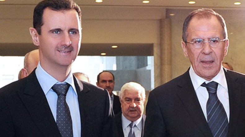 Lavrov Says Seeks Peace in Syria as Forces Bombard Homs