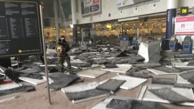 البلجيكيون نجوا من قنبلة تزن 15 كلغ بمطار بروكسل