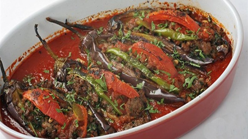 باذنجان مفور ومحشي