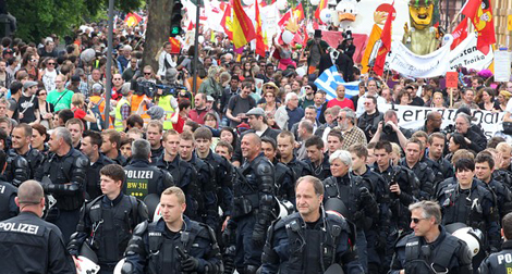 European Protesters Decry Austerity Plan