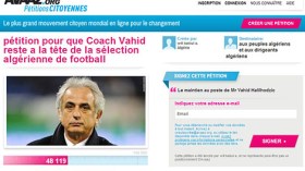 أزيد من 48 ألف توقيع يؤيد بقاء حاليلوزيتش