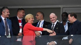 جزائريون تابعوا رئيسة كرواتيا أكثر من نهائي المونديال