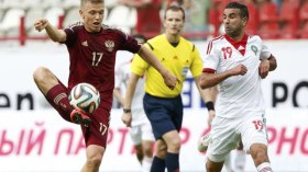 فوز روسيا على المغرب