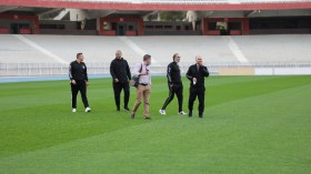 بلماضي مُرتاح لِجودة بساط ملعب “5 جويلية 1962”