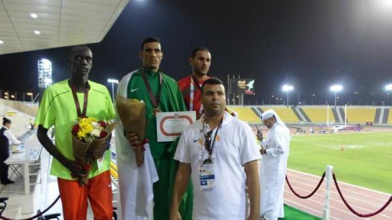 إصابة خطيرة للعداء الجزائري عبد الماجد طويل