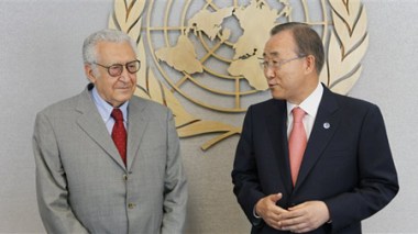 Syrie : Ban Ki-moon et Brahimi réitèrent leurs appels  pour résoudre la crise