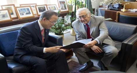 Crise syrienne : Ban invite les protagonistes à “soutenir” les efforts de M. Brahimi