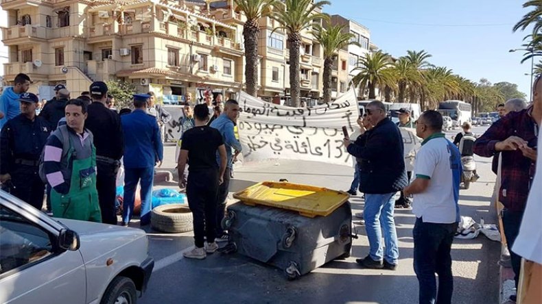 قاطنو أقبية حي الصومام بباب الزوار بالعاصمة يغلقون الطريق