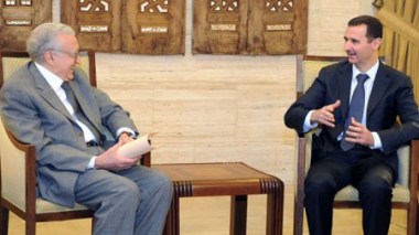Le président syrien reçoit Lakhdar Brahimi