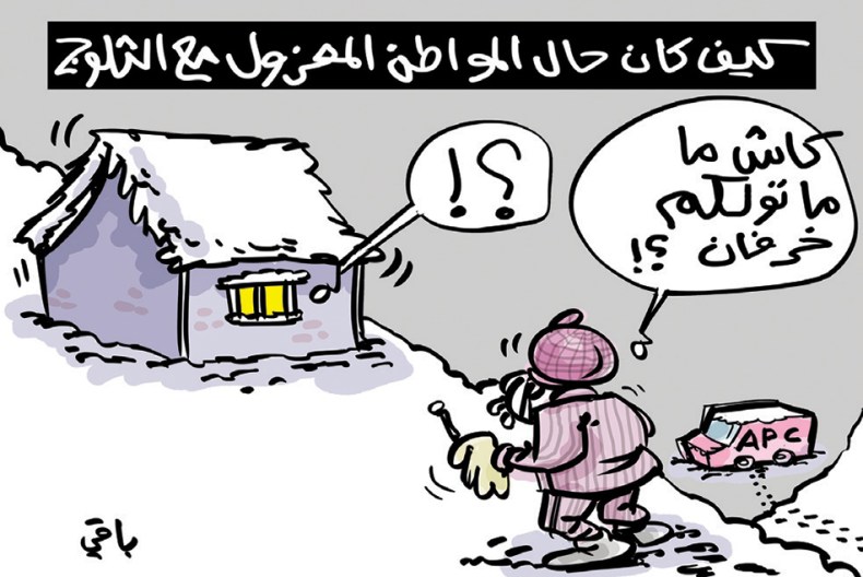 المواطن والثلوج