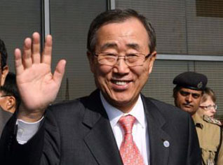 Crise en RDC: Ban Ki-Moon en homme de paix