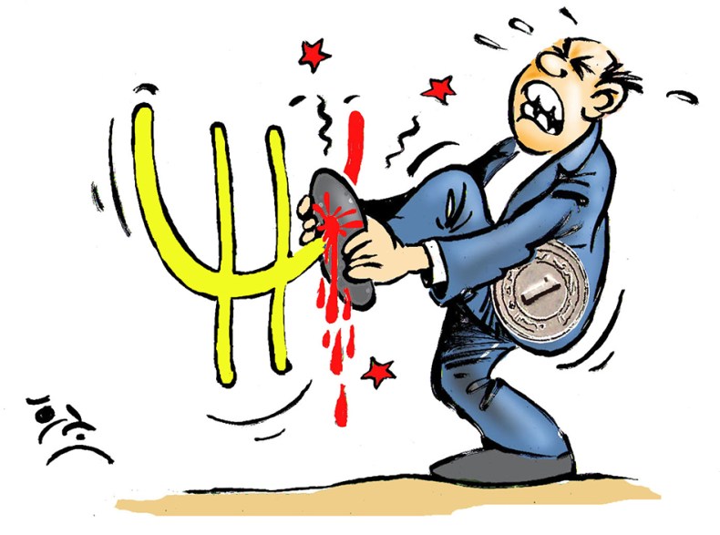 إنهيار الدينار الجزائري