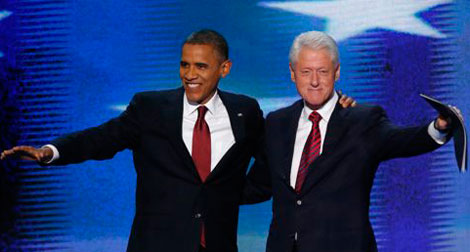Bill Clinton met son talent d'orateur au service d'Obama