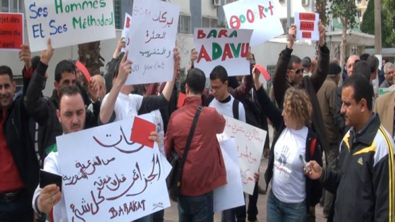 “بركات” في مسيرة ضد العهدة الرابعة ببجاية