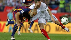 برشلونة يتوّج بكأس “الملك”