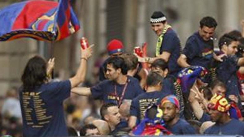 مليون شخص شاركوا في أفراح البارصا في كتالونيا