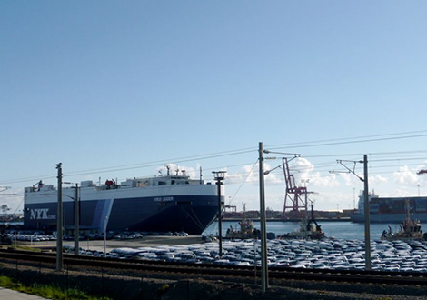 Ships loaded with cars stuck at ports