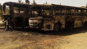 حادثة حرق حافلتي مولودية باتنة تأخذ أبعادا خطيرة