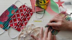 الكمامات تنافس القبعات وربطات العنق في سوق الموضة