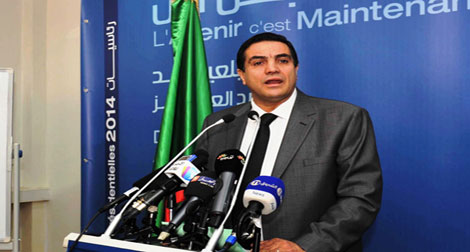 Abdelaziz Belaïd vote à Alger