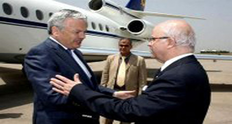 Le ministre belge des Affaires étrangères en visite de travail à Alger