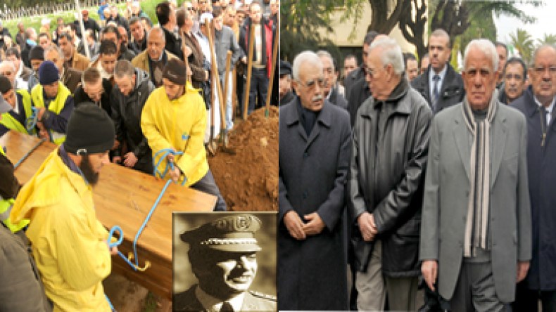 الجنرال  بلوصيف  يوارى  التراب  بمقبرة  العالية  ويجمع  شمل  فرقاء  السياسة