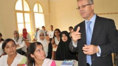 Hundreds of pupils expelled from school for failing to wear the required blue aprons