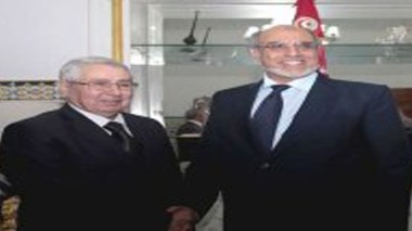M. Bensalah reçu par le Chef du gouvernement tunisien