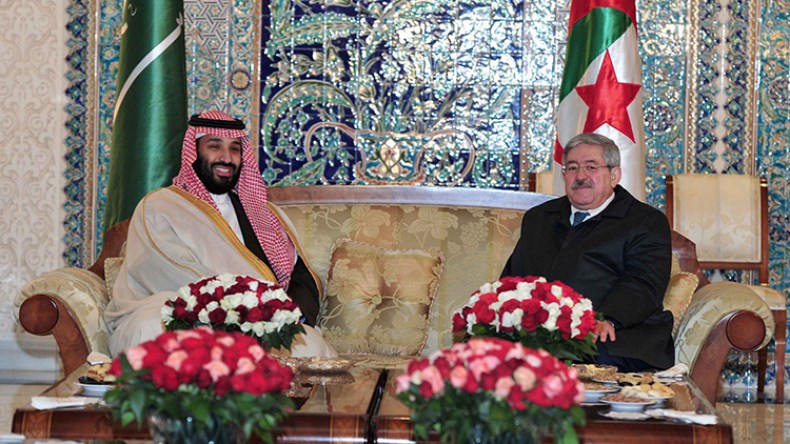 بوتفليقة لم يلتق بن سلمان بسبب مانع صحي