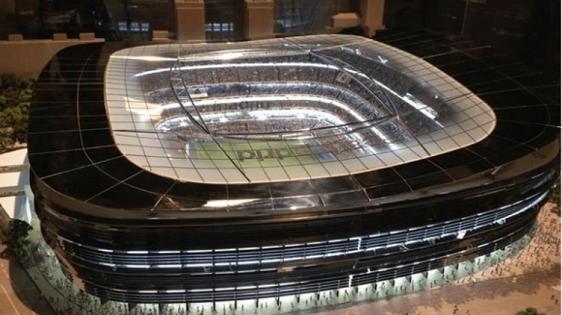 الريال يكشف عن التصميم الجديد لملعب “برنابيو”.. وبيريز يعتبره الأفضل في العالم