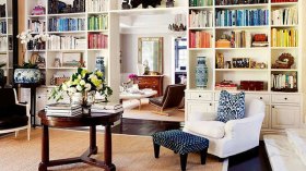 مكتبة منزلك تحفة جمالية وقبلة علمية