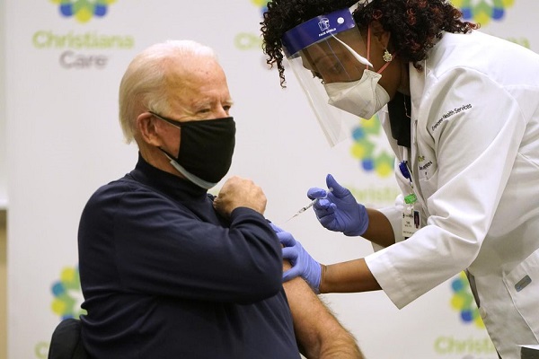 Joe Biden s’est fait vacciner