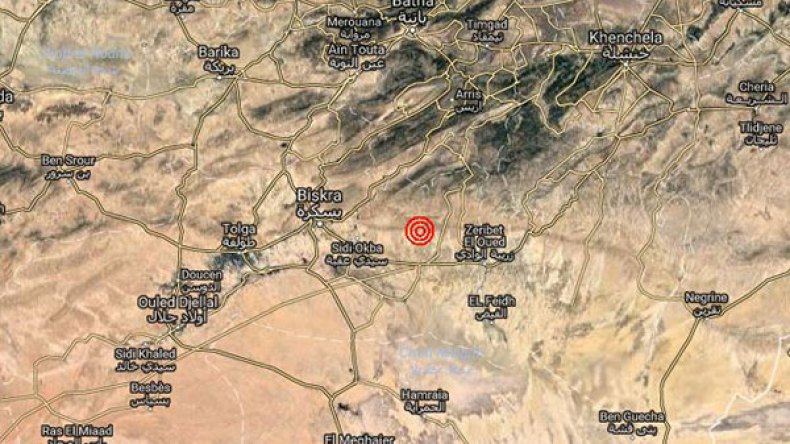 هزة إرتدادية بـ3.2 درجات بولاية بسكرة