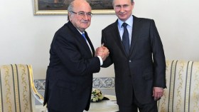 بوتين يدعو بلاتر لحضور المونديال