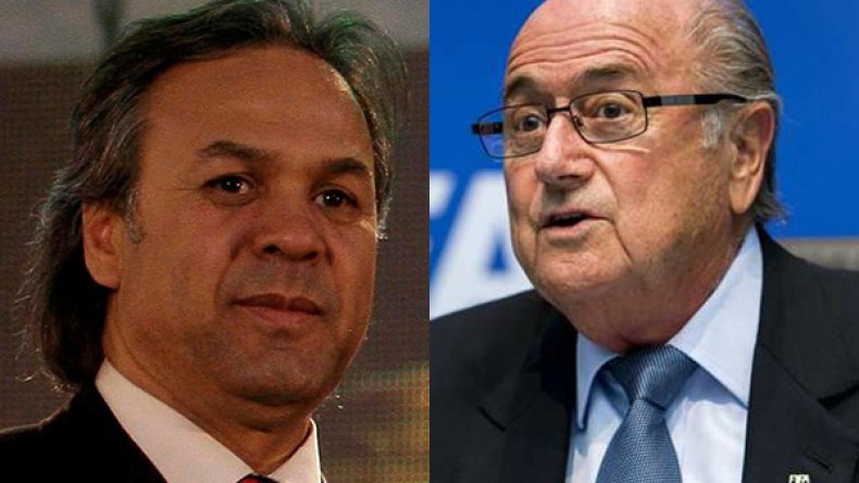 بلاتير يجامل رابح ماجر