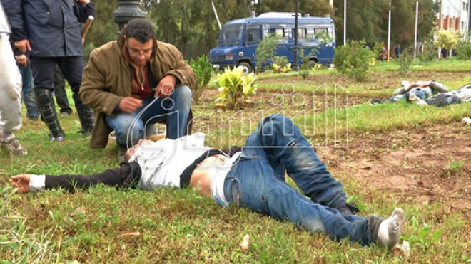 حالات إغماءات وجرحى في صفوف الأنصار في حادثة التدافع