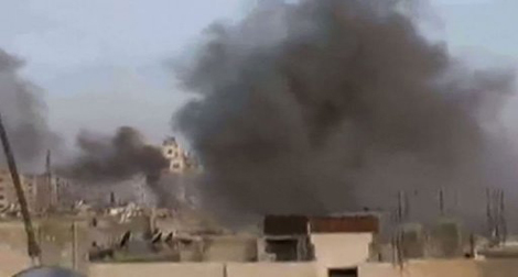 Syrie: Rastane de nouveau bombardée, assaut dans la province de Damas (ONG)