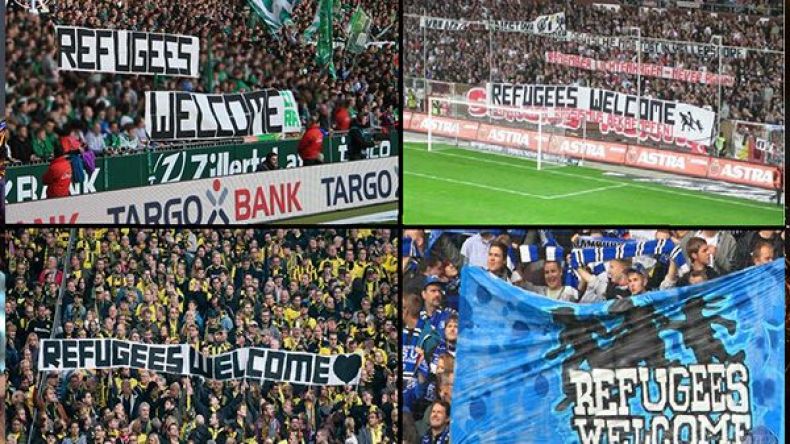 “مرحبا باللاجئين” شعار على قمصان لاعبي “البوندسليغا”