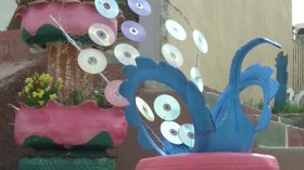 سامية.. تحول الدواليب المستهلكة تحفا فنية